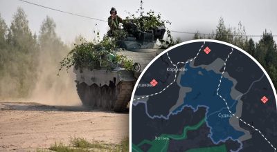 ВСУ, карта Курской области ВСУ, карта Курской области