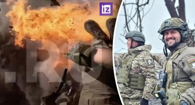 Російського пропагандиста 'затрьохсотив' дрон під час зйомок Російського пропагандиста 'затрьохсотив' дрон під час зйомок