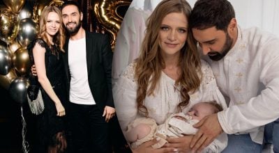 Віталій Козловський та Юлія Бакуменко з сином Віталій Козловський та Юлія Бакуменко з сином