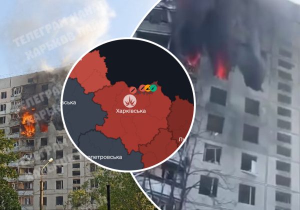 Є руйнування, десятки постраждалих: РФ вдарила по багатоповерхівці в Харкові