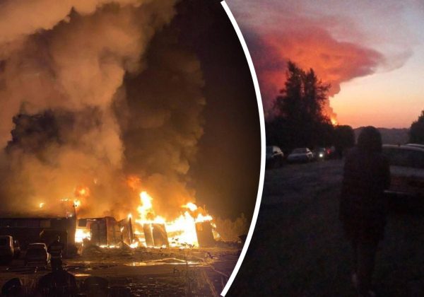 Палає склад з ракетами С-300, С-400 та "Іскандер": деталі атаки по Тверській області