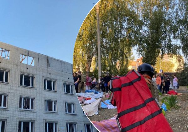 Багато лежачих людей, є поранені: РФ вдарила по будинку для літніх людей у Сумах