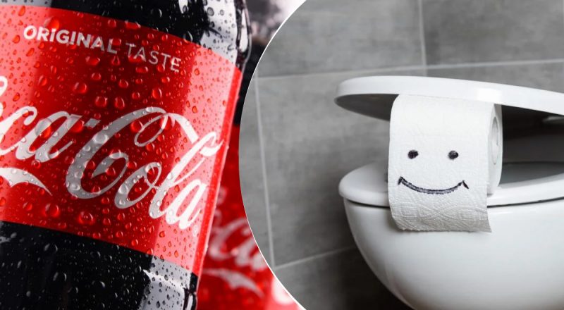 Coca-Cola і 10 хвилин часу: спосіб, як швидко відмити наліт унітазу