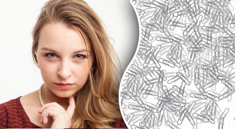 Надо иметь "зрение орла", чтобы найти булавку среди скрепок: на загадку дается всего 9 секунд