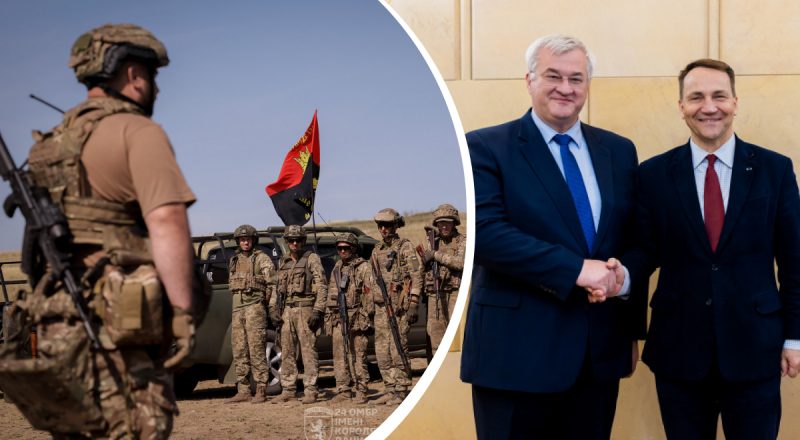 "Дело продвинулось": Сикорский и Сибига высказались об Украинском легионе в Польше