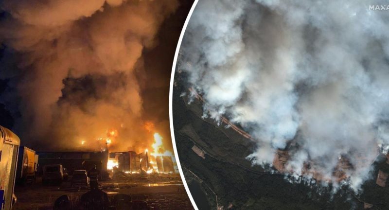 Спутниковые снимки уничтоженного арсенала "Искандеров": есть неутешительные вещи