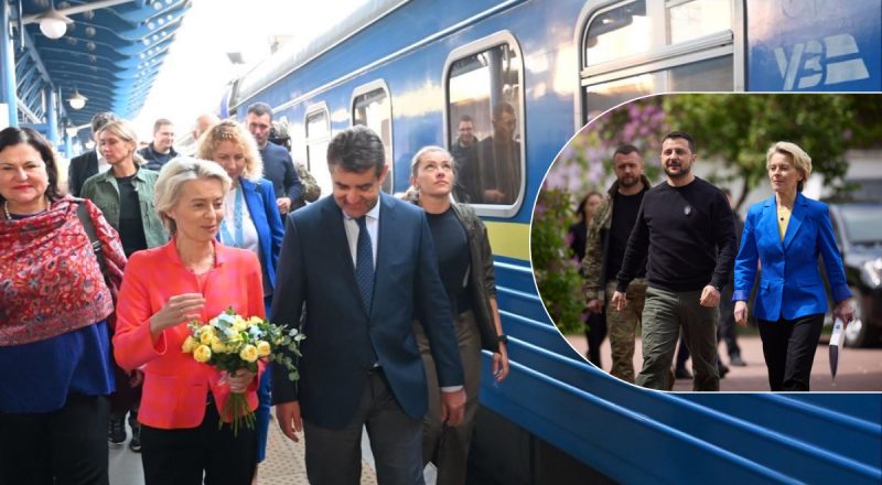 Глава Єврокомісії Урсула фон дер Ляєн приїхала в Україну: у чому мета візиту