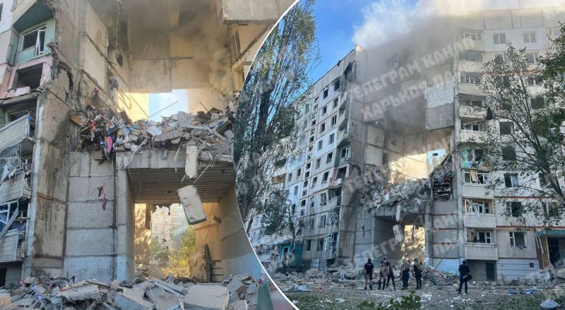 "Склалися" квартири з 8 по 3 поверхи: весь Харків під масованим ударом
