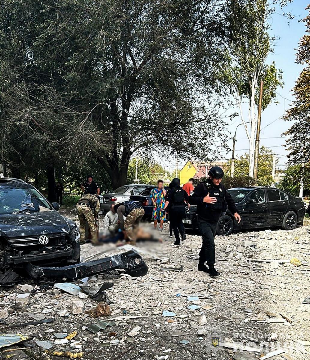 Наслідки удару по Запоріжжю