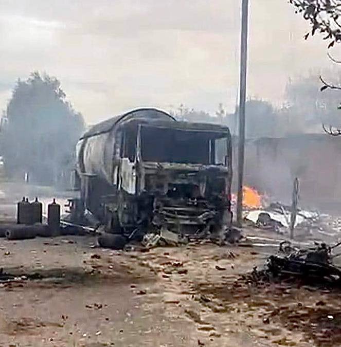 Удар РФ по газовозу у Чернігівській області