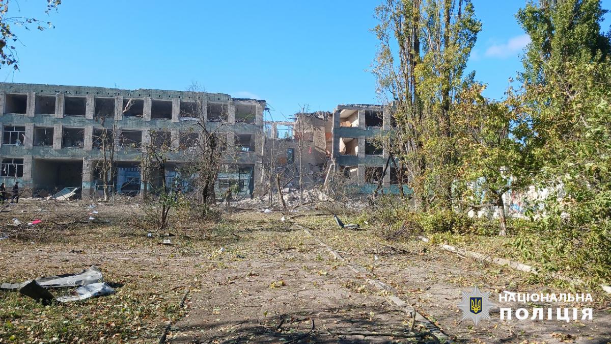 Наслідки удару РФ по центру Херсона