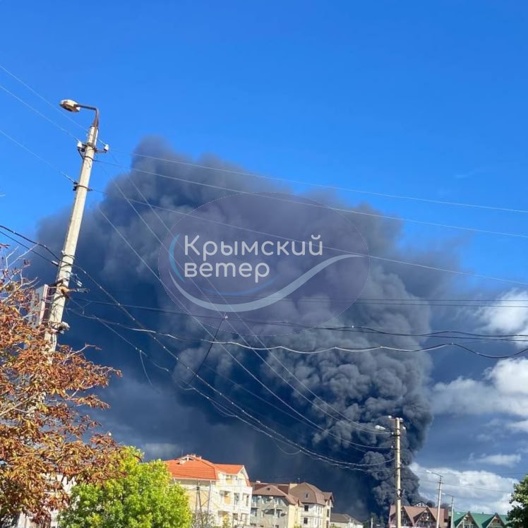 Пожежа на нафтобазі у Феодосії Пожежа на нафтобазі у Феодосії