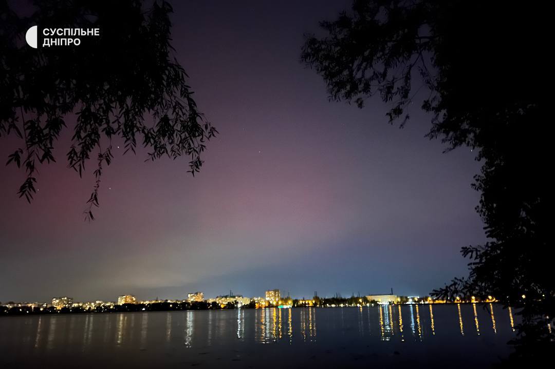 Северное сияние в Украине