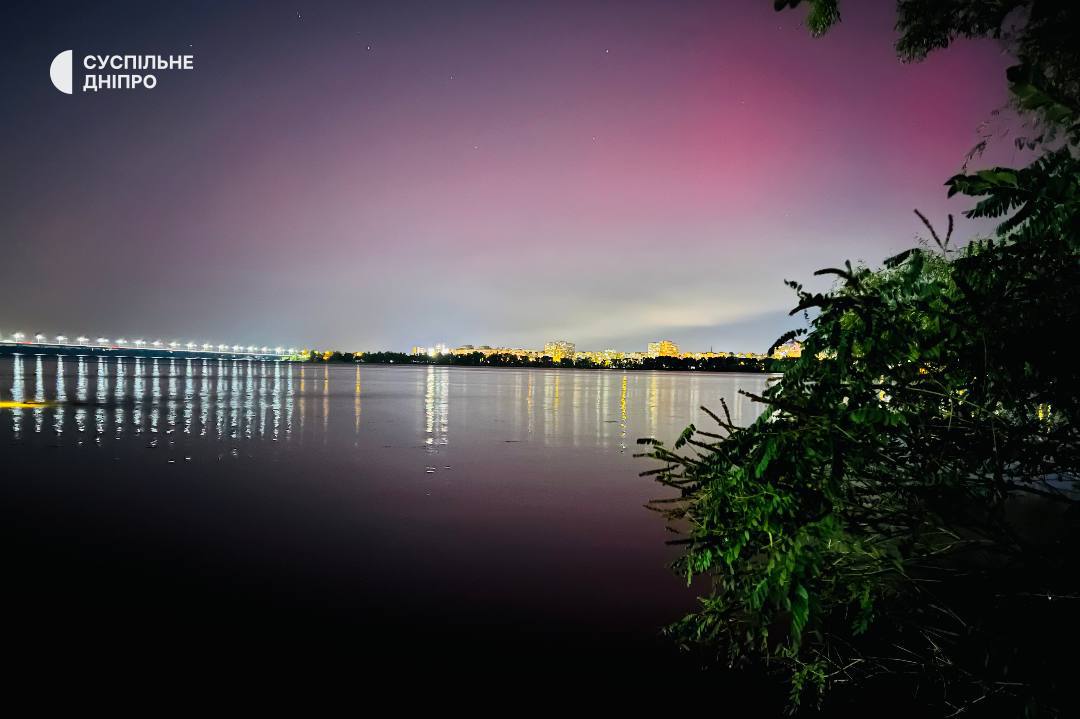 Северное сияние в Украине