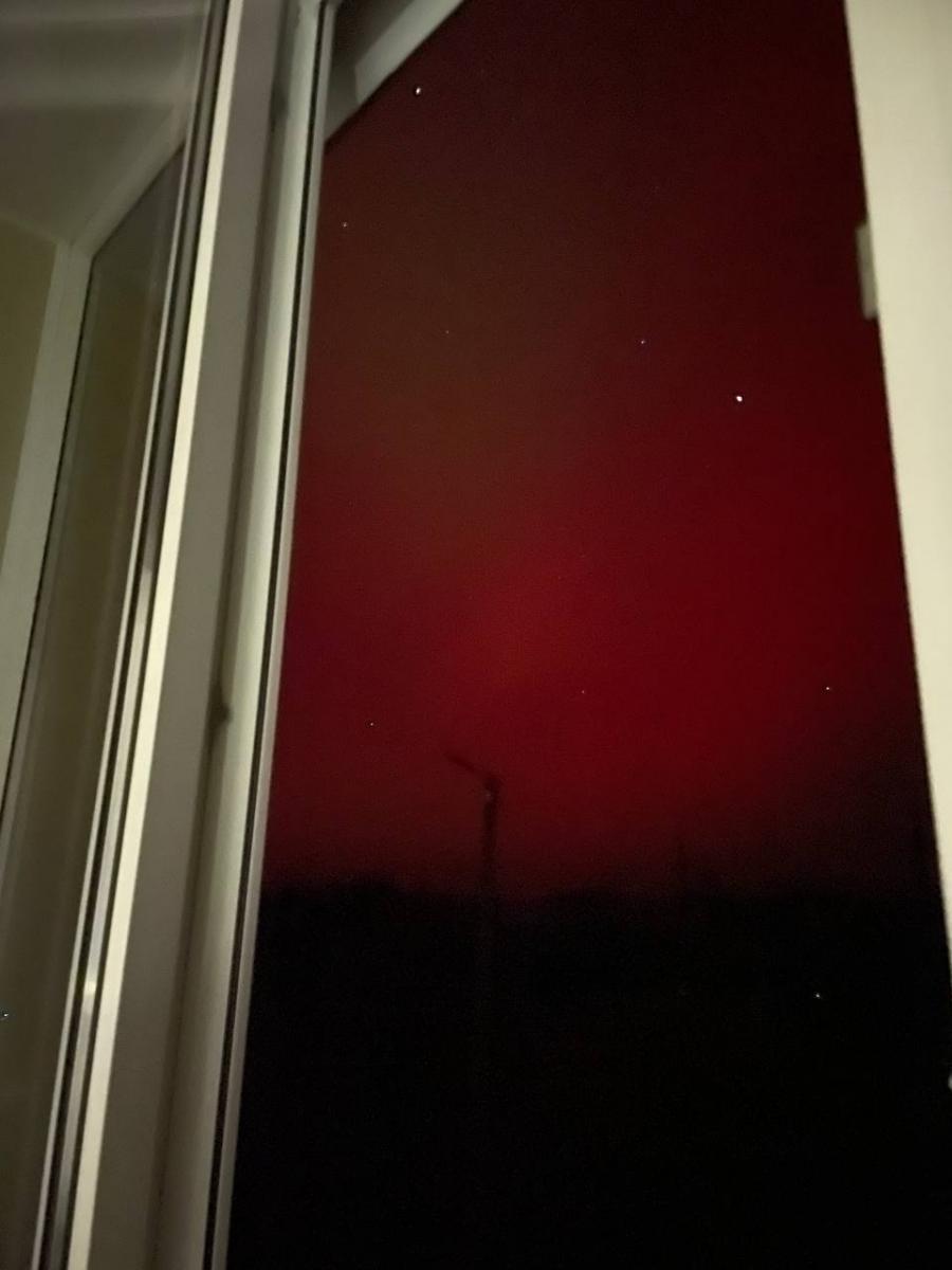 Северное сияние в Украине