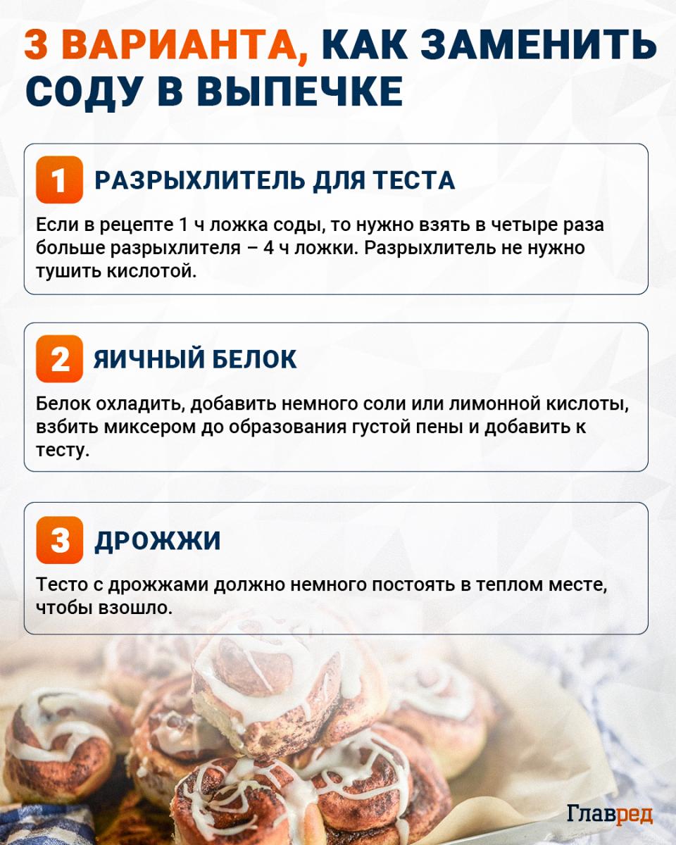 Можно ли заменить соду разрыхлителем: маленькая хитрость для хозяек