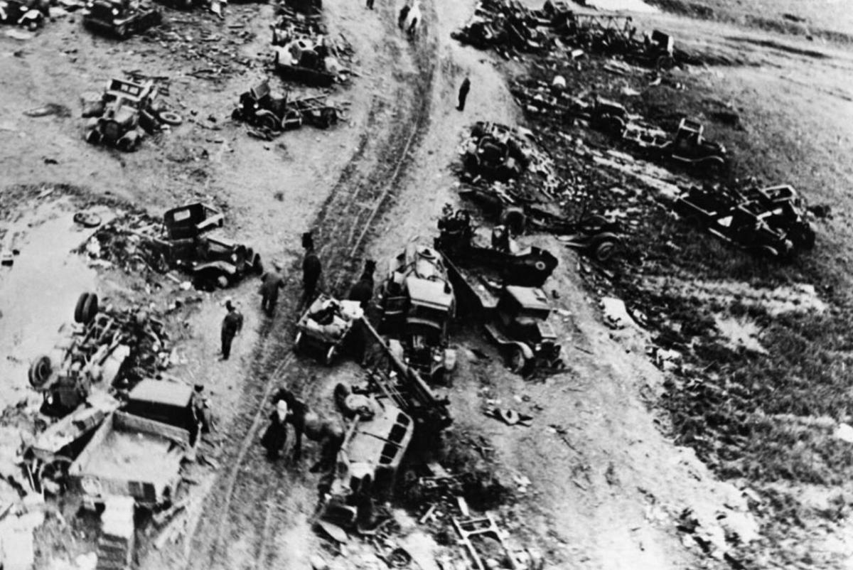 Архівні фото битви за Київ під час Другої світової Архівні фото битви за Київ під час Другої світової