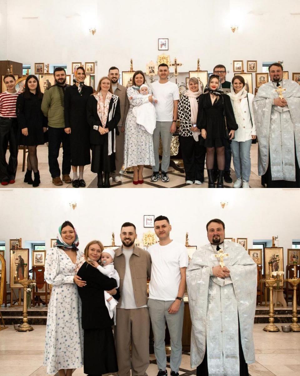 крестины сына Алины Блажкевич крестины сына Алины Блажкевич