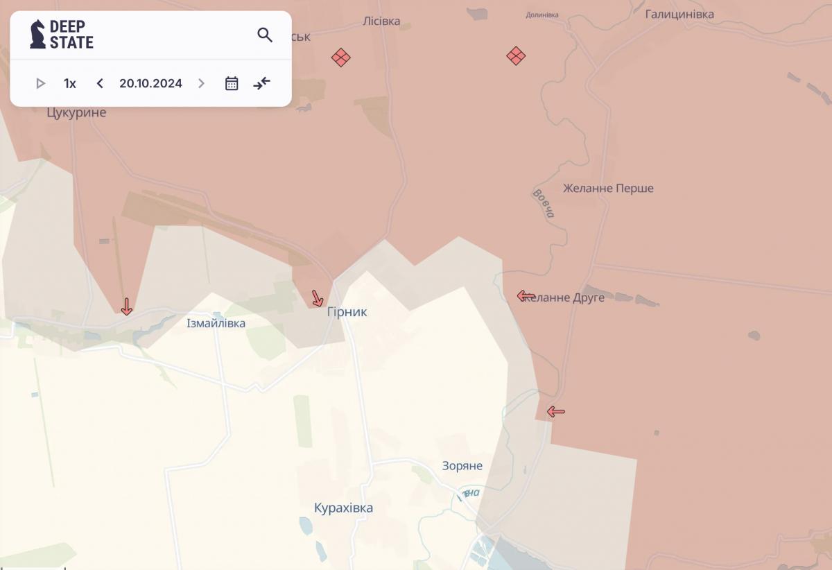 У Deep State оновили карту бойових дій