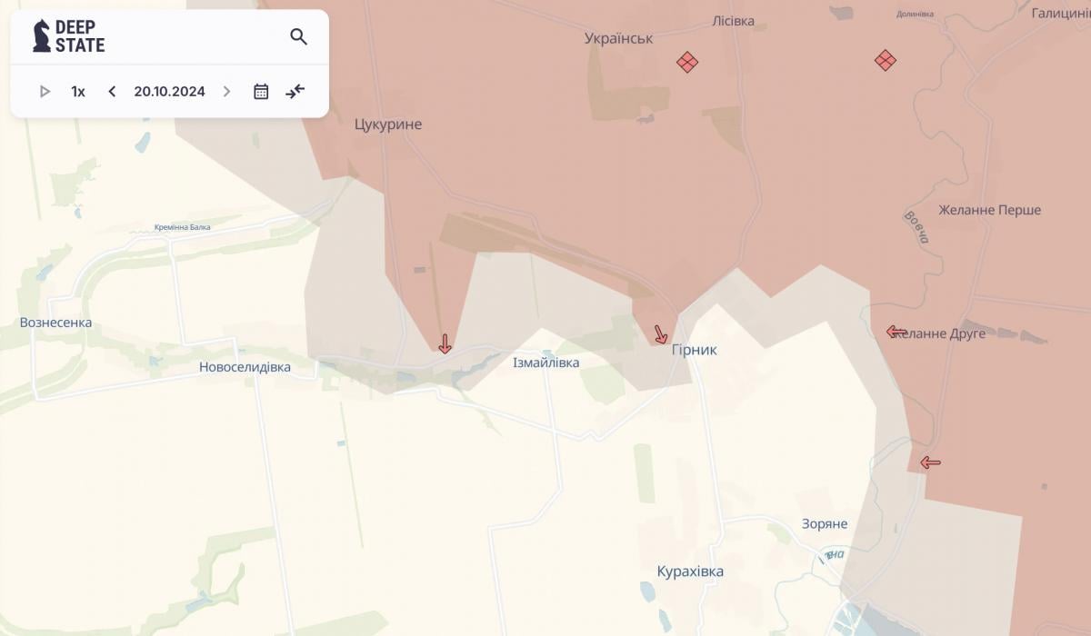 У Deep State оновили карту бойових дій