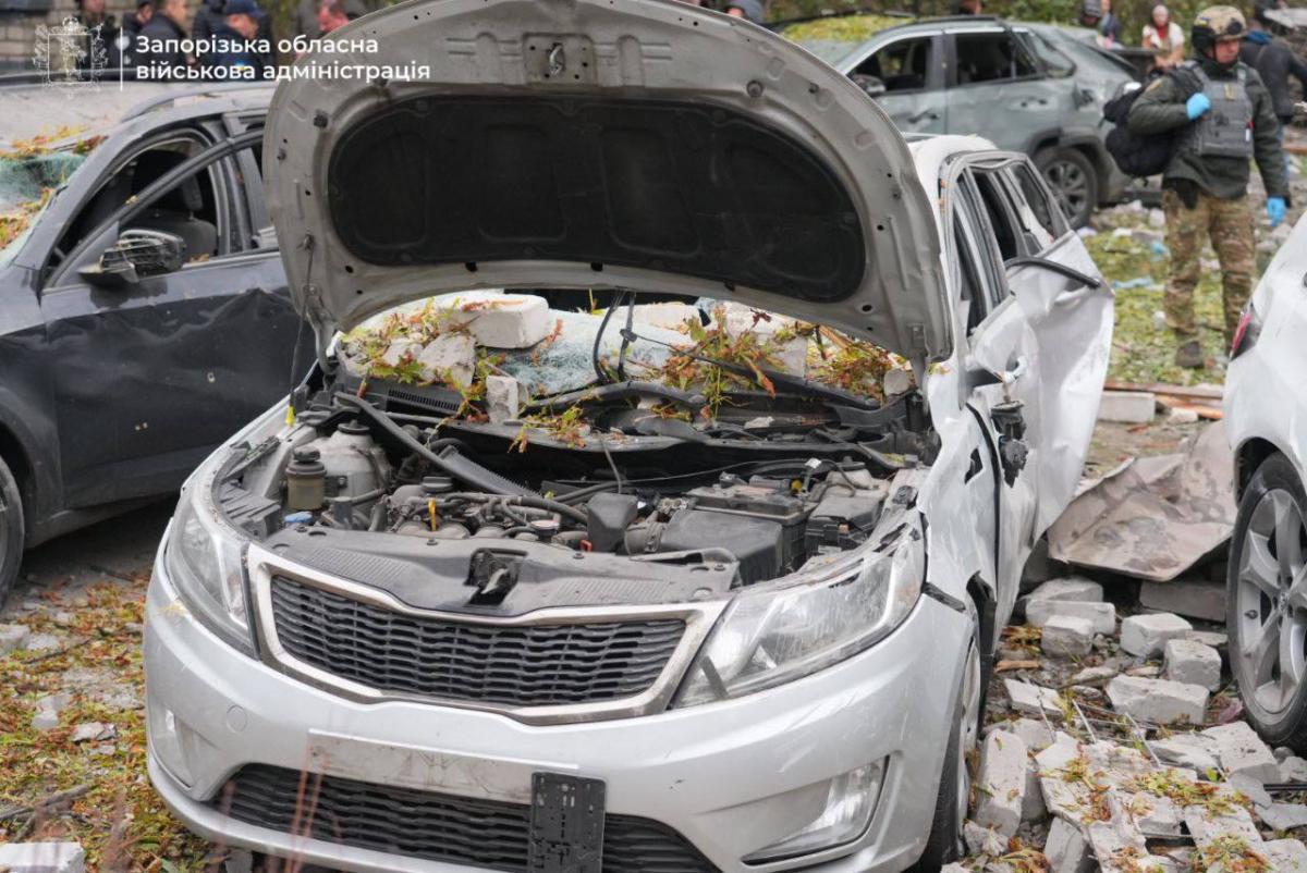 Удар РФ по Запоріжжю Удар РФ по Запоріжжю