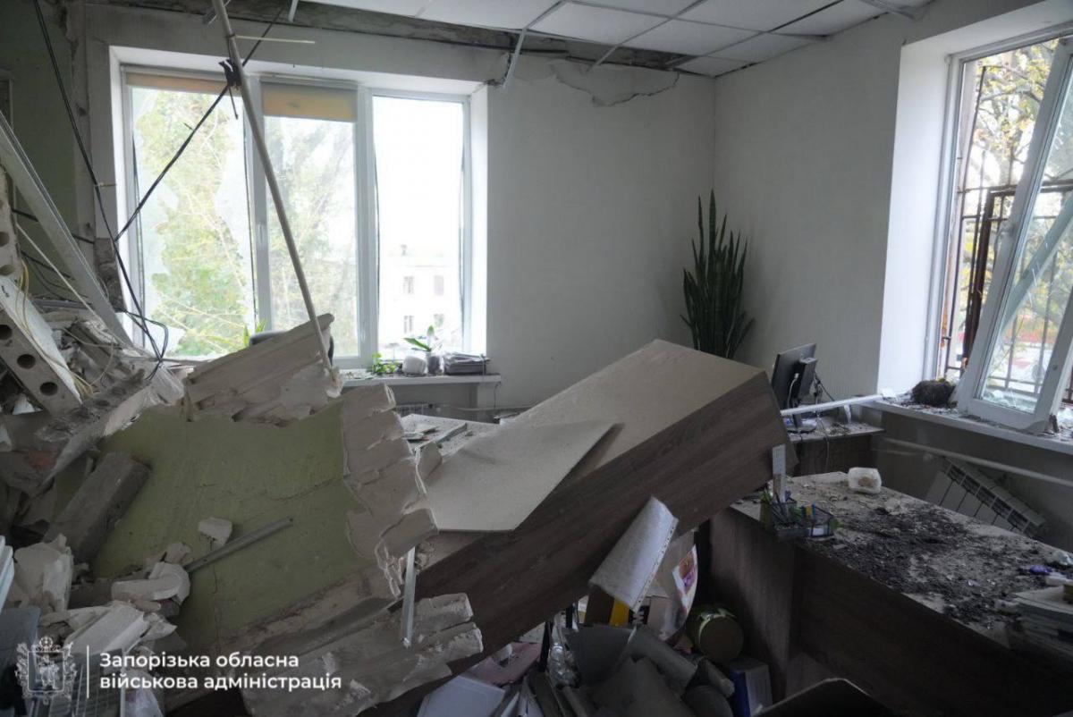 Удар РФ по Запоріжжю Удар РФ по Запоріжжю