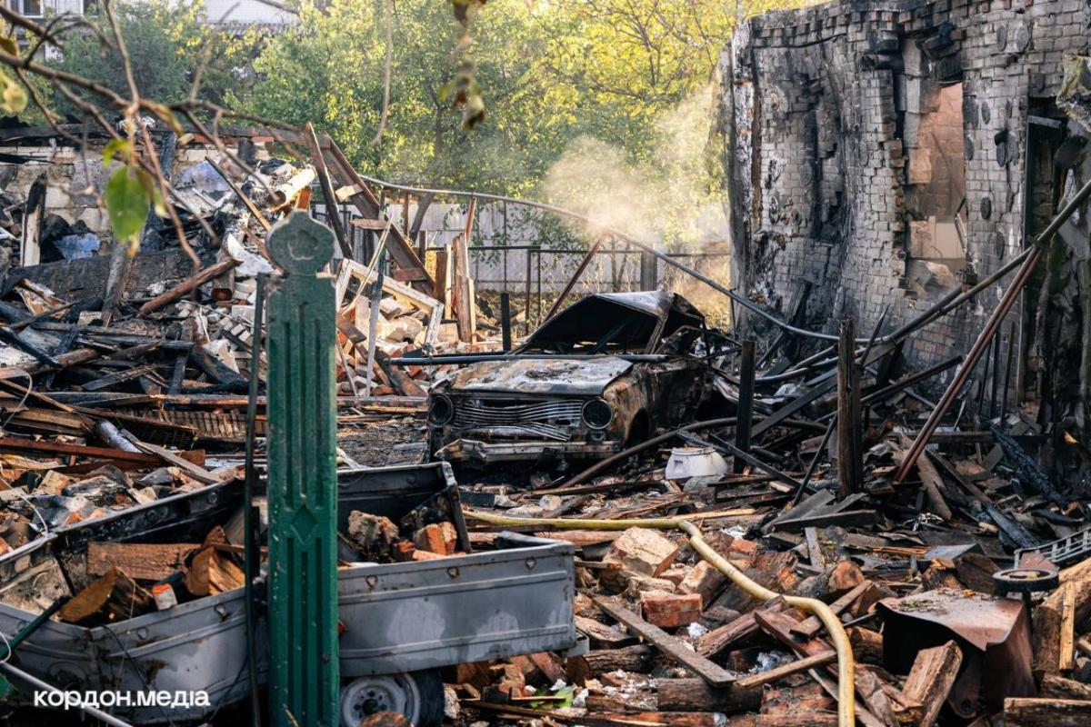 Удар "Шахедом" по частному дому в Сумах