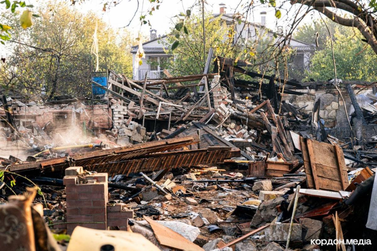 Удар "Шахедом" по частному дому в Сумах