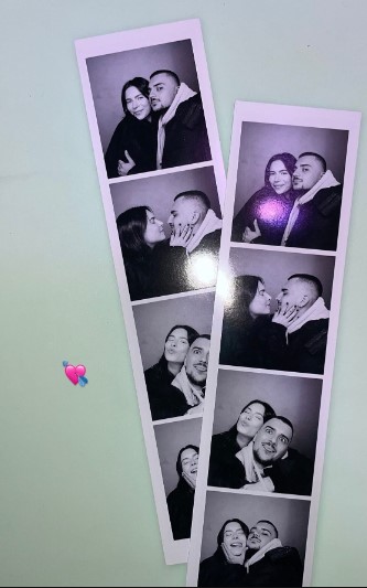 Мария Кравец со своим парнем Ростиславом