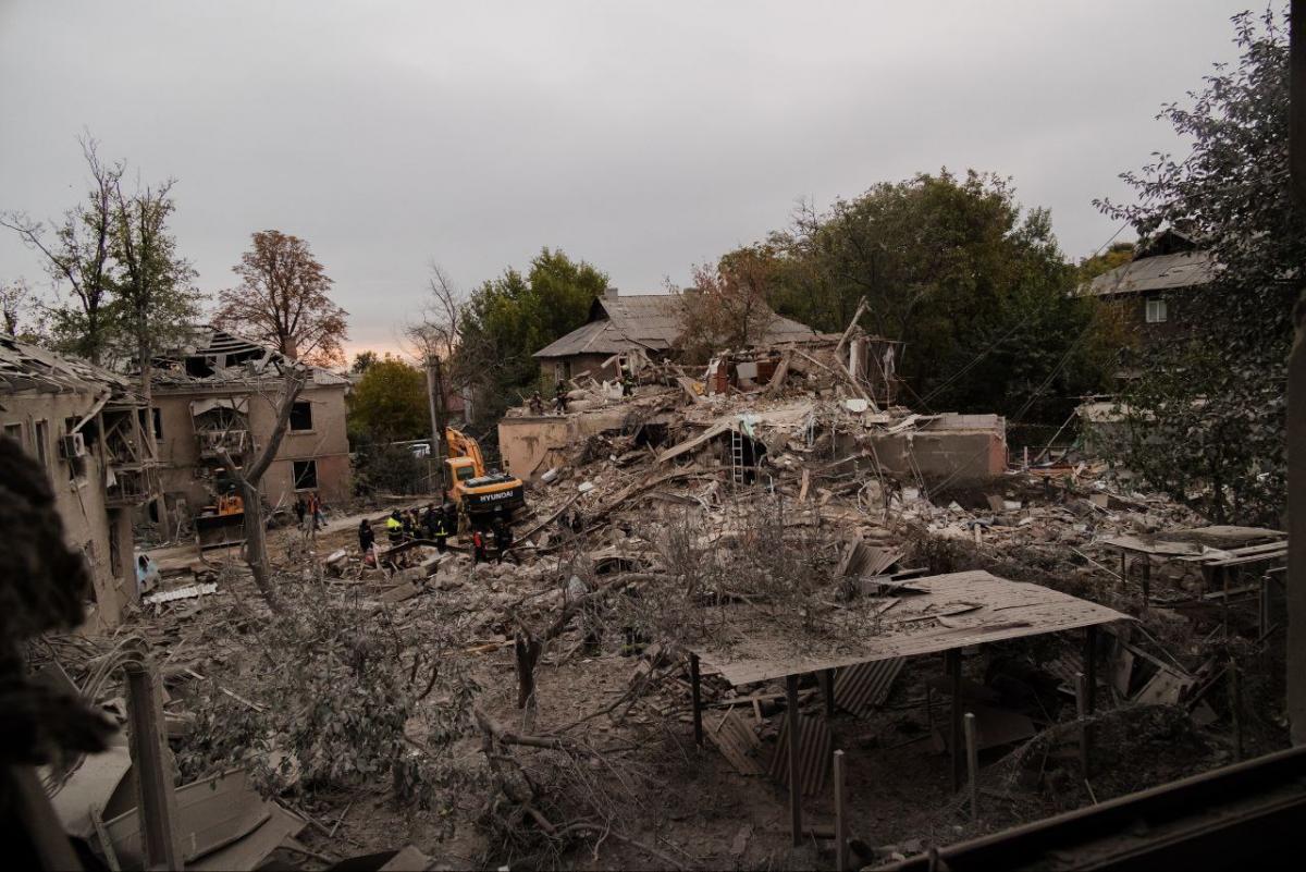 Наслідки удару РФ по Дніпру 26 жовтня Наслідки удару РФ по Дніпру 26 жовтня