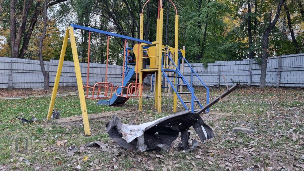 Наслідки нічної атаки російських дронів в Соломʼянському районі столиці