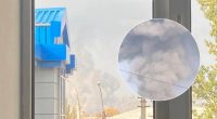 Спалах і величезний стовп диму: у Луганську прогриміли потужні вибухи