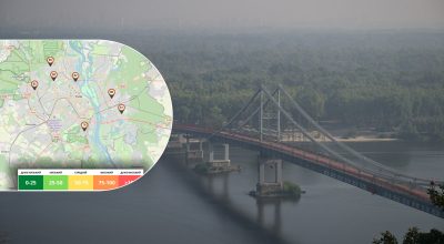 Київ, пішохідний міст 