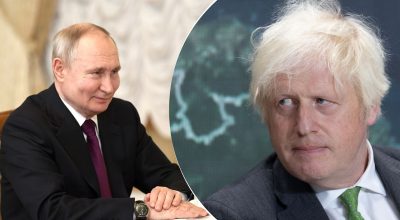 Борис Джонсон, Володимир Путін Борис Джонсон, Володимир Путін
