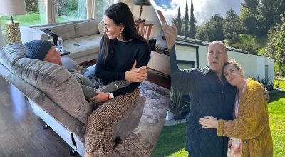 Демі Мур і Брюс Вілліс із донькою Демі Мур і Брюс Вілліс із донькою