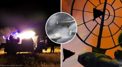 РФ вдарила дронами по Києву: уламок залетів в квартиру, поранена жінка РФ вдарила дронами по Києву: уламок залетів в квартиру, поранена жінка