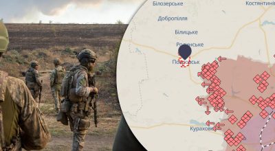 ВСУ, Покровск карта