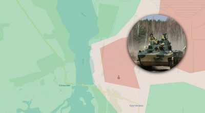 карта, війська РФ