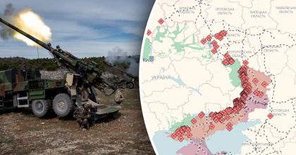 Онлайн-карта боевых действий в Украине: где идут бои 13 октября