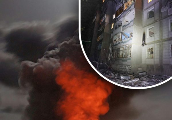 РФ вдарила по 9-поверхівці у Харкові: рятувальники розбирають завали