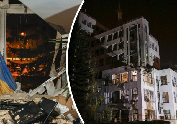 Росіяни вбили людину та пошкодили Держпром: реакція Зеленського на вечірню атаку