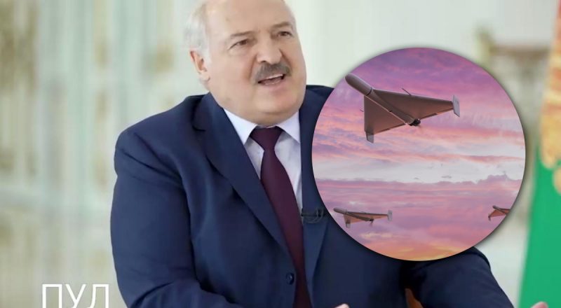 Прямо під час польоту гелікоптера Лукашенка: "Шахеди" знову залітали до Білорусі
