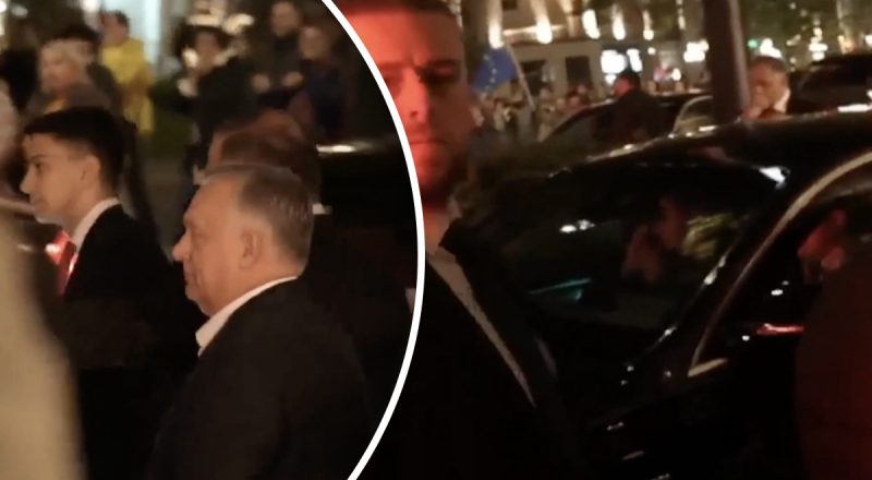 Орбана освистали в Грузии: он прибыл в Тбилиси на фоне протестов