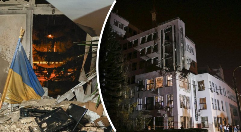 Росіяни вбили людину та пошкодили Держпром: реакція Зеленського на вечірню атаку