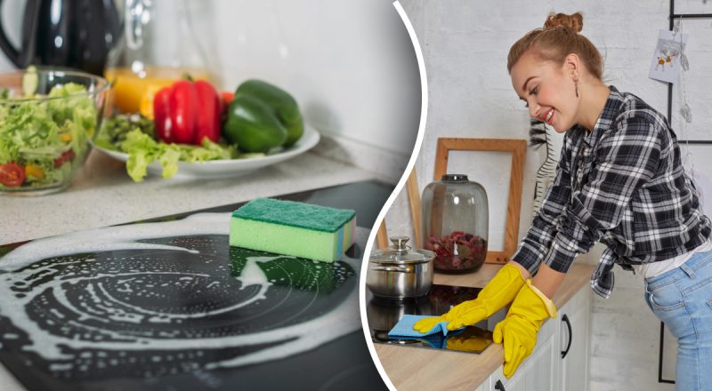 Сяятиме за лічені хвилини: жінка здивувала способом, як відмити плиту до блиску