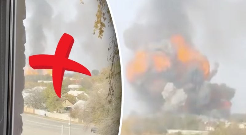 Склад БК РФ під Луганськом потужно здетонував, під роздачу потрапила делегація з Москви