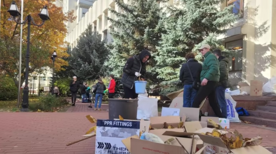 Наслідки удару дронів РФ по Києву Наслідки удару дронів РФ по Києву