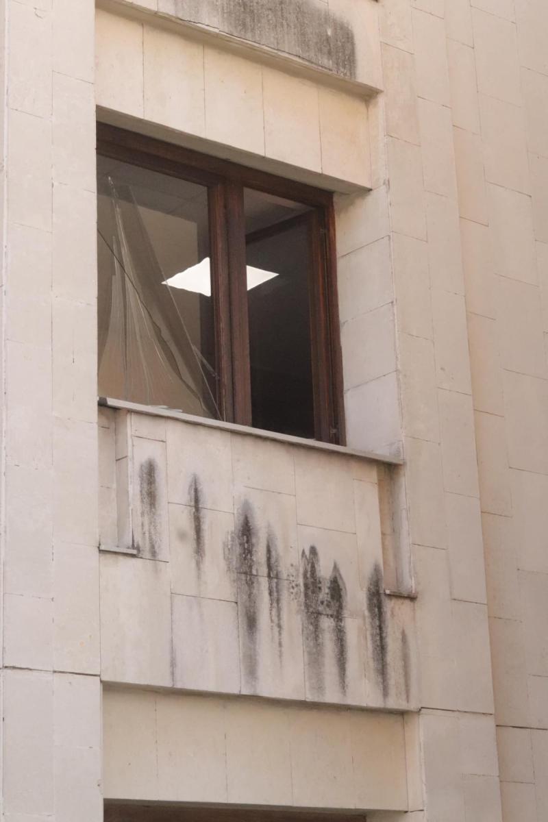 Наслідки удару дронів РФ по Києву