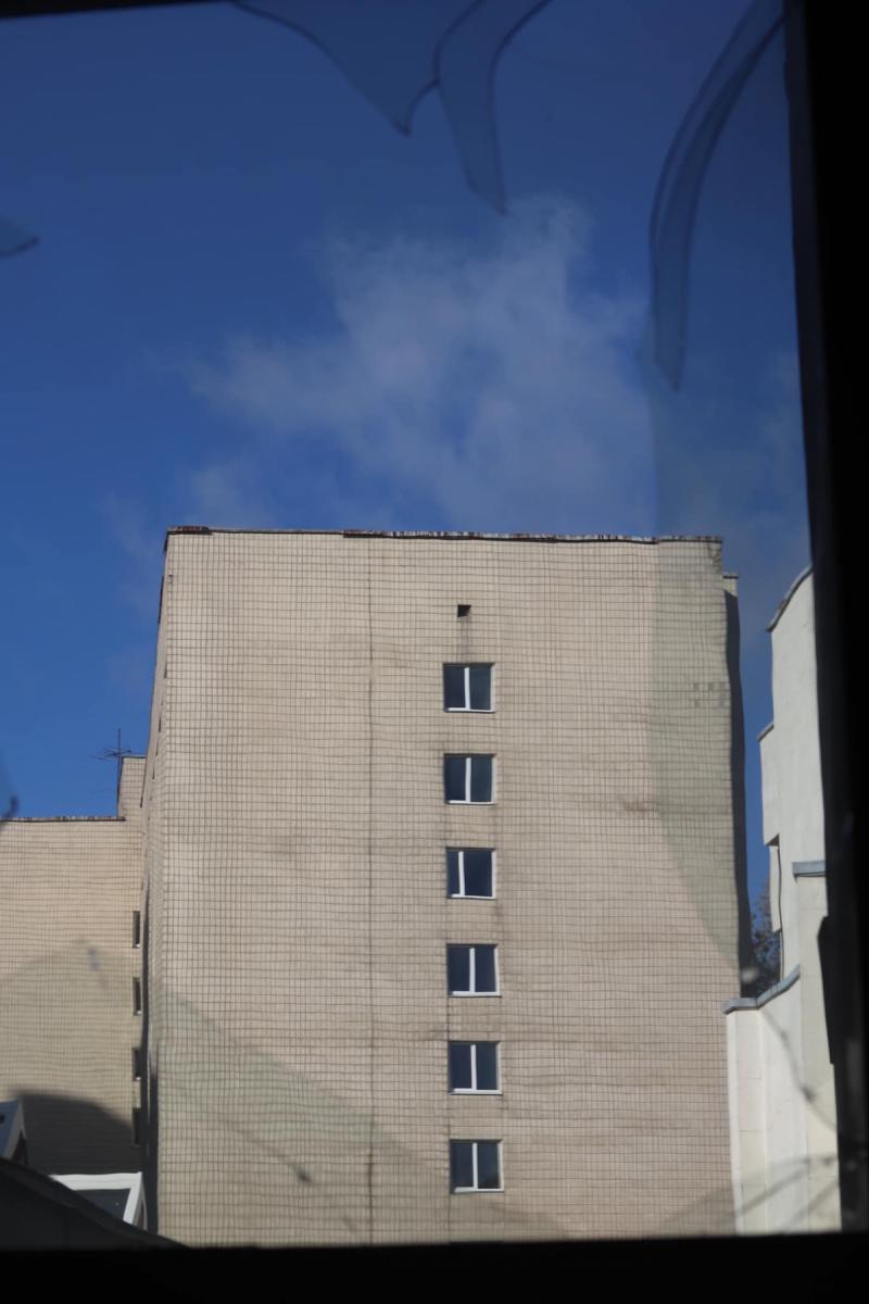 Наслідки удару дронів РФ по Києву