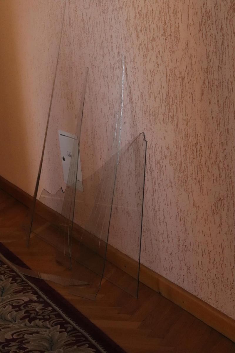 Наслідки удару дронів РФ по Києву